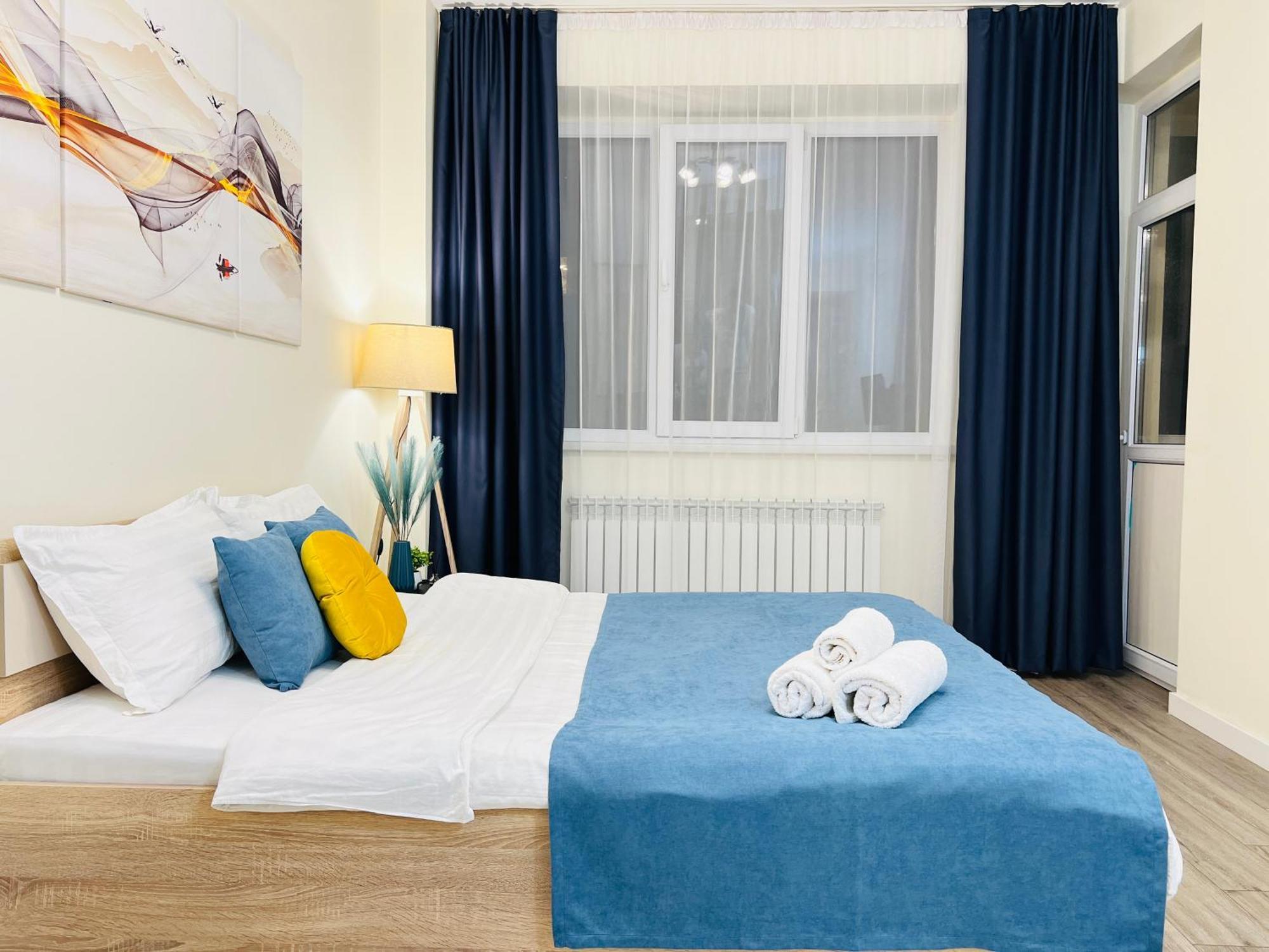 417i3 Sky Blue Sholpan Apartment Almaty