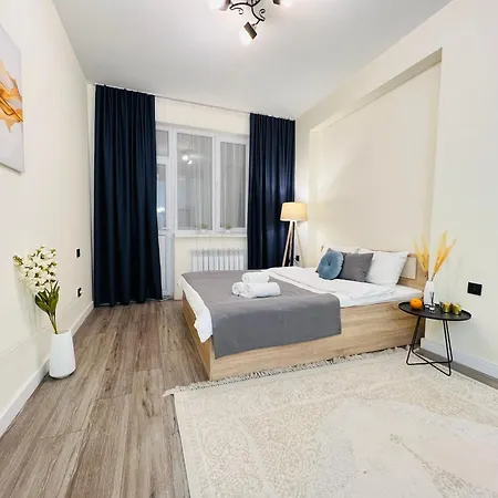 417I3 Sky Blue Apartments Sholpan City Almaty Exterior photo